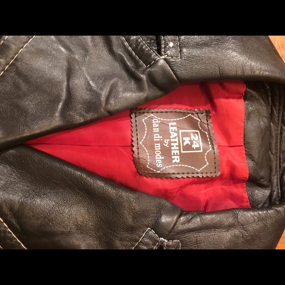 A well-cut leather jacket.